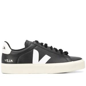Veja Black and White Low-Top Sneakers